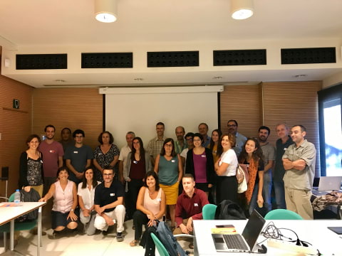 Foto final amb tots els participants a la jornada.