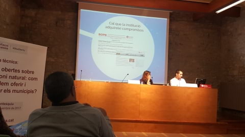 Ponència de l'Oriol Roselló, de l'equip de dades obertes de la Diba